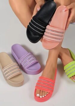 Sandalias con Plataforma en Colores Variados