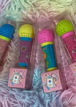 Borrador de microfono kawaii