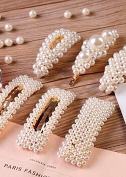 Pasador de perlas /6 piezas