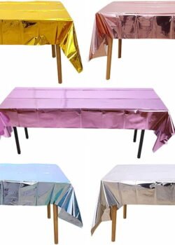 Mantel para Fiestas Metálicos: Varios Colores