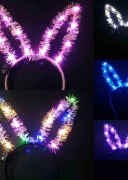 Diadema de Orejas de Conejo LED: El Complemento Perfecto para Tus Fiestas