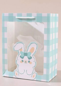 Bolsa de Regalo Transparente con Animalitos Kawaii: Perfecta y Adorable