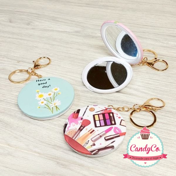 Espejo Redondo Doble