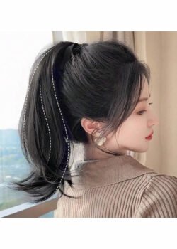 Extensiones de Cabello Sintético Sedoso y Duradero para Cabello Largo y Ondulado Natural