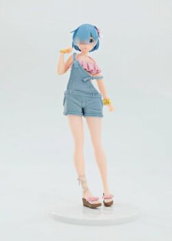 Figura de colección Rem Ram Chica Kawaii Leopardo