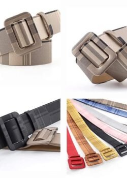 Cinturón de Dama Estampado a Cuadros