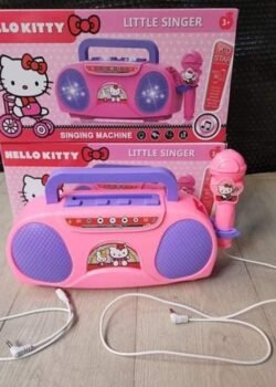 TU MEJOR ALIADO: GRABADORA CON MICROFONO KITTY INFANTIL