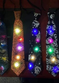 Corbata de luz led para Halloween