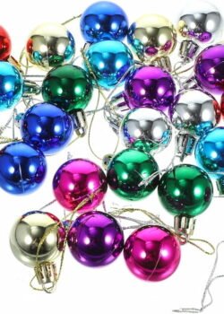 Juego de 6 Bolas Decorativas para Árbol de Navidad