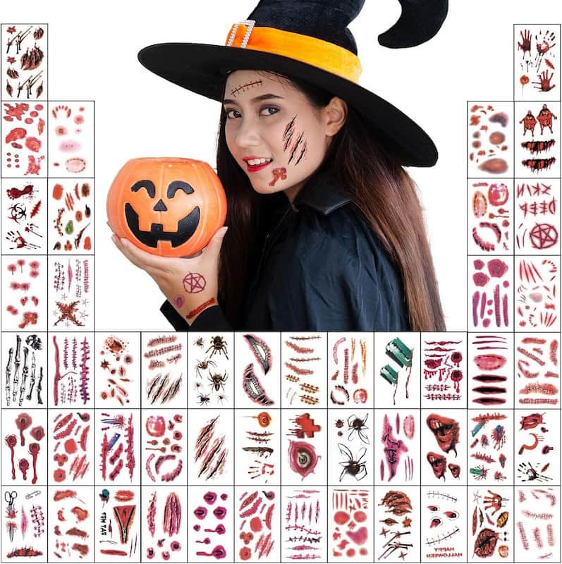 Tatuajes Temporales: 30 Piezas por Paquete