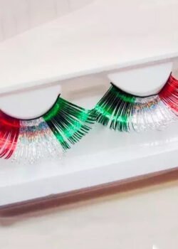 Pestañas Tricolor – Ideal para Fiesta Patria