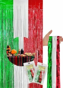 Cortina de Tiras Tricolor