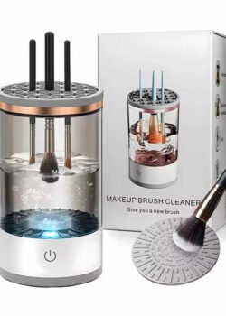 Máquina Limpiadora de Brochas de Maquillaje Eléctrica 3 en 1