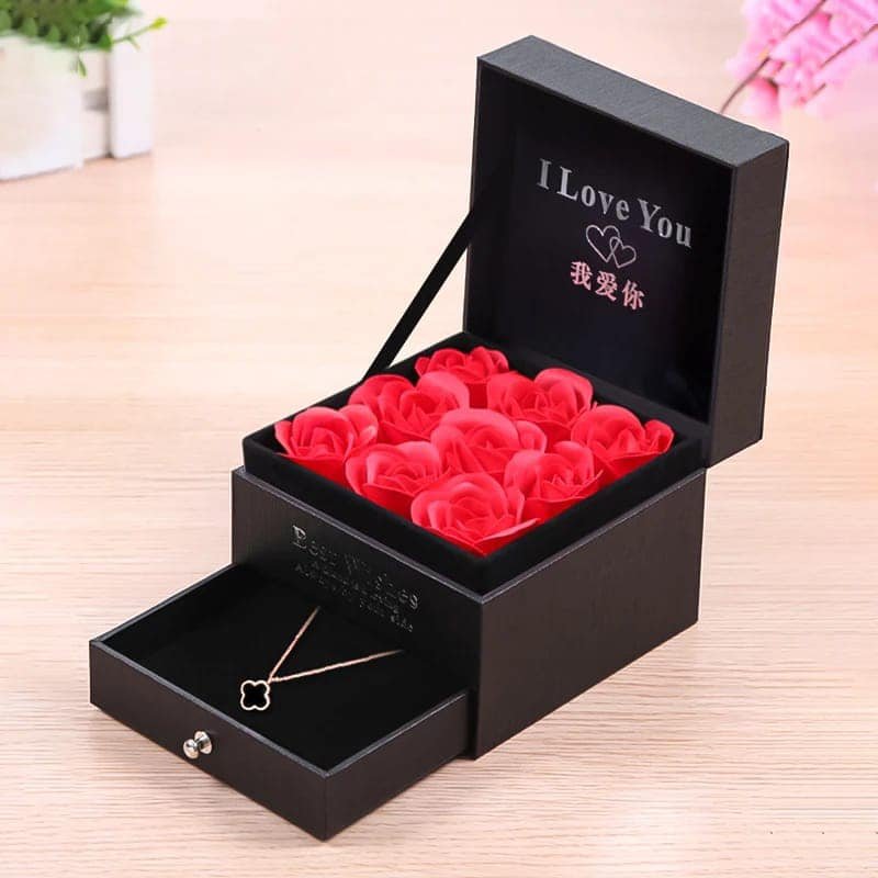 La Caja Perfecta para Regalar Joyería con Rosas Eternas - Imagen 2