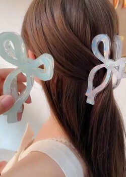 Pinza en Forma de Moño Tornasol