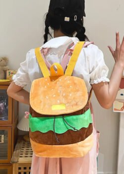 Mochila en Forma de Hamburguesa - Super Suave