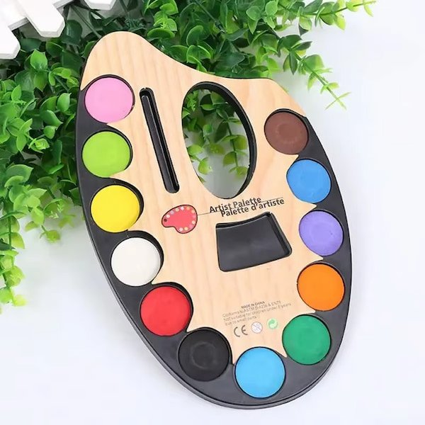 Paleta de Acuarelas Escolares