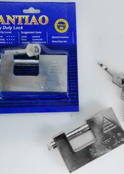 Candado Metal Reforzado Plateado