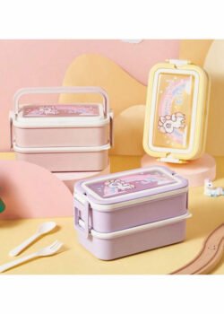 Topper Lonchera Fiambrera de Doble Capa con Forma de Dibujos Animados