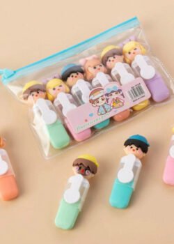 Mini Marcatextos Plumones Resaltadores 6p