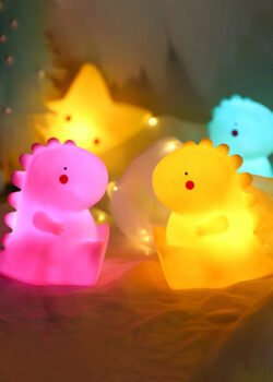 Lámpara de Mesa de Dinosaurio: Luz Nocturna para Niños