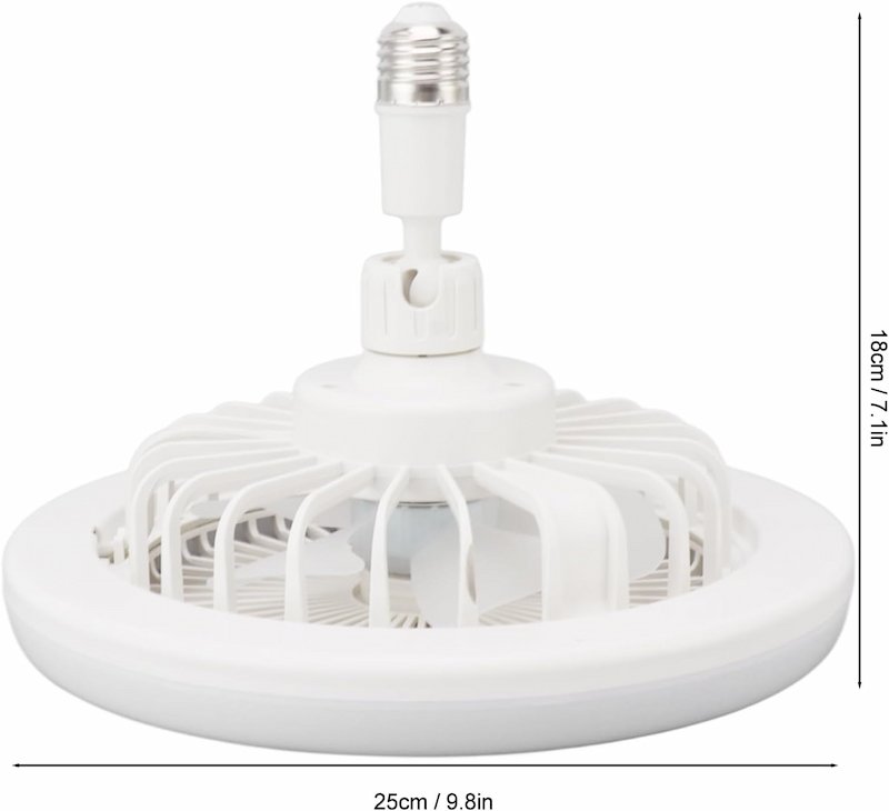 Luz de Ventilador de Techo con Control Remoto y Aroma - Imagen 4