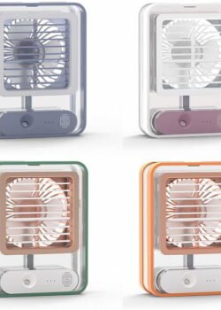 Ventilador de Escritorio: Tecnología Silenciosa y Recargable