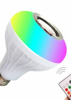 Foco Bocina con Control Remoto para Cambiar la Luz