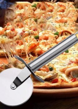 Cortadora de Pizza de Acero Inoxidable