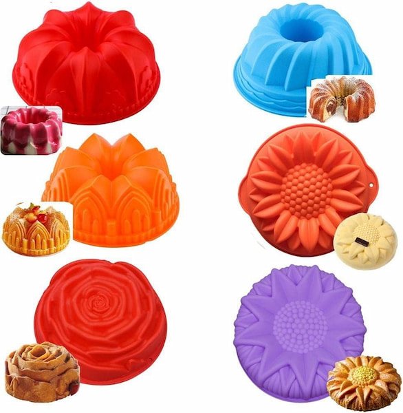 Molde de Silicona Mediano de repostería