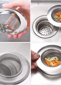 Colador de Fregadero de Acero Inoxidable