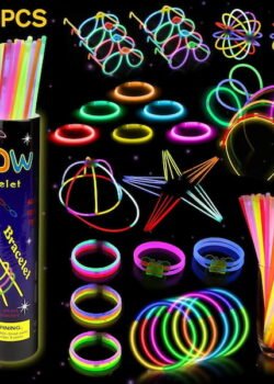 Pulseras Luminosas Fluorescentes 100 pz