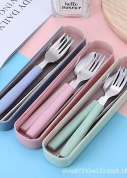 Set de Cubiertos Portátiles - 3 Piezas