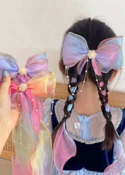 Horquillas con Lazo para Niña - Moño Sirena, Accesorios para el Cabello