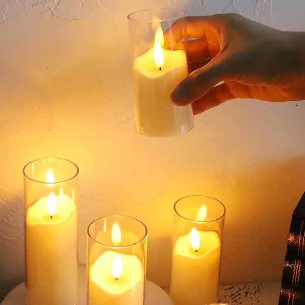 Velas Eléctricas sin Llama con LED