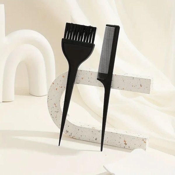 Kit de 2 Peine y Brocha para Tinte de Pelo