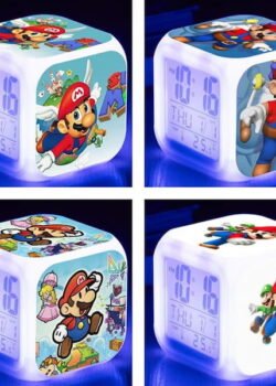 Reloj Despertador Digital Colorido