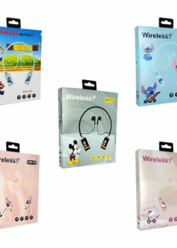 Audífonos Inalámbricos Estilo Collar con Diseño de Personajes Animados