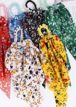 Dona Larga Floral con Perlas