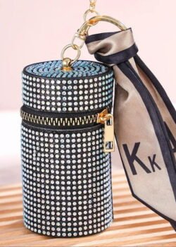 Cartera Cilíndrica Bling Bling: Un Toque de Glamour para tu Estilo