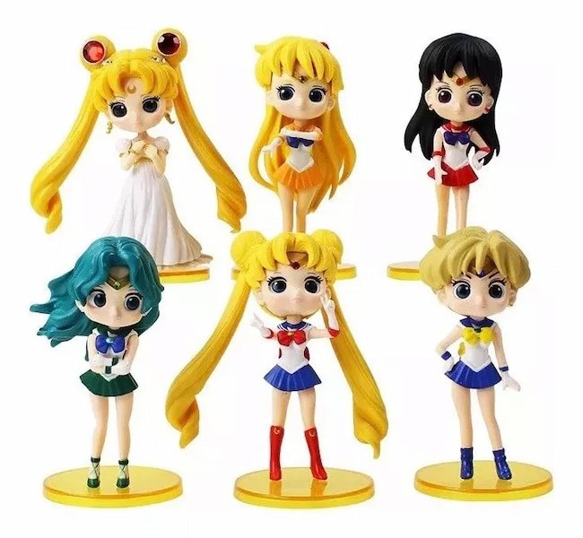 Figura de la Serie Sailor Moon (12 cm) - Varios Modelos