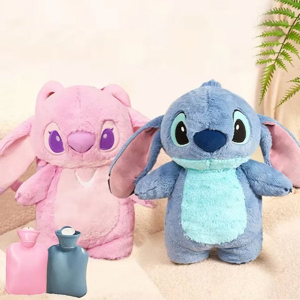 Botella de Agua Caliente de Felpa Stitch - 30 cm