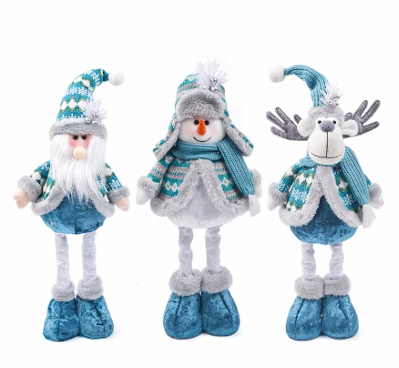 Patones Navideños chico azul 2753 - Imagen 2