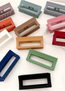 Pinza para el Cabello Cuadrada