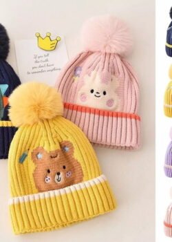 Gorro de Invierno de Dibujos Animados para Bebés
