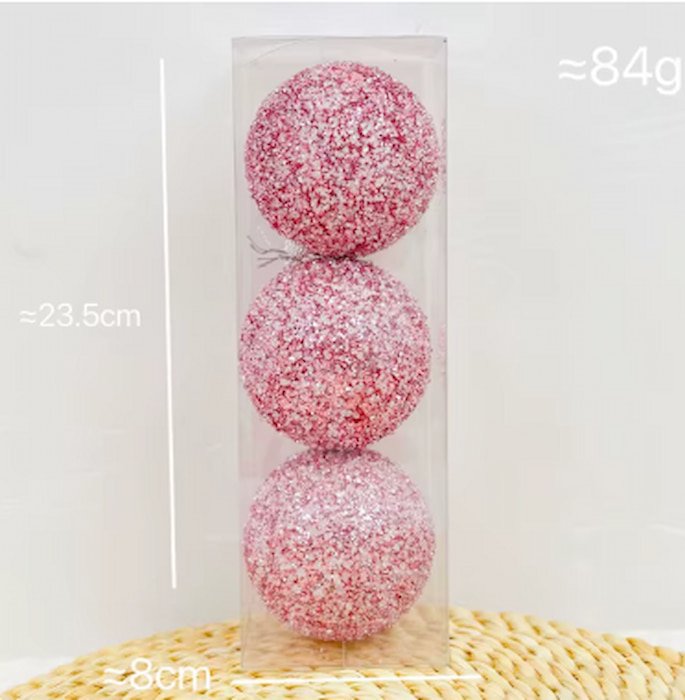 Esferas grandes Navideñas 3 pz