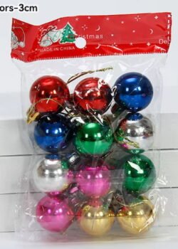 Pq. Esferas Chicas 12pz