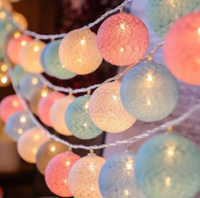 Guirnalda de focos de colores 2 M