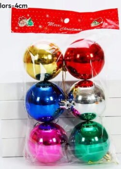 Esfera Navideñas de 6 piezas