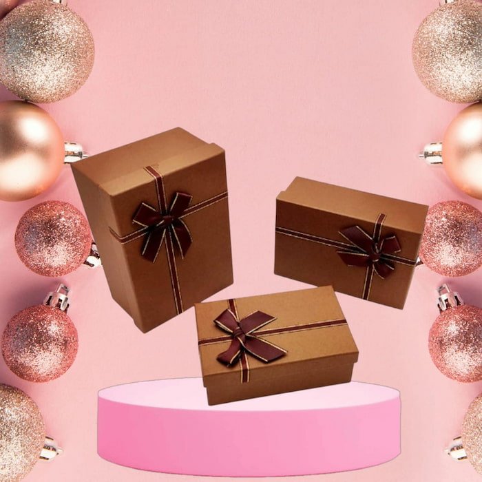Caja Rectangular para Regalo 3 pz